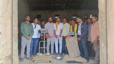 Photo of एटापल्ली येथे धान खरेदी केंद्राचे उदघाटन!