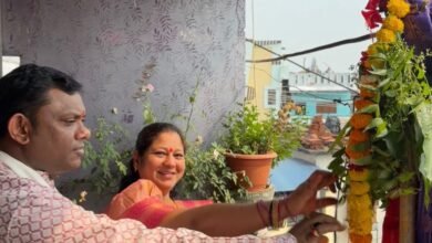 Photo of काँग्रेस नेते डॉ.अजयभाऊ कंकडालवार यांनी घरी उभारली गुढी…!