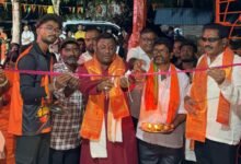 Photo of हनुमान जन्मोत्सवदिनी रामय्यापेठा येथील हनुमान मंदिराचे लोकार्पण सोहळा संपन्न….!