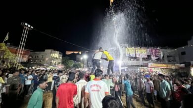 Photo of आलापल्लीत दहीहंडीचा जल्लोष:काँग्रेस नेते डॉ.कंकडालवार दाम्पत्याची उपस्थिती!.